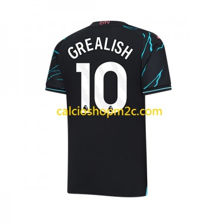 Manchester City Jack Grealish 10 Maglia Terza 2023/2024 Manica Corta